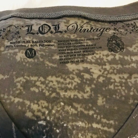 L.O.L. Vintage- Rocker chic tee - Picture 3 of 6